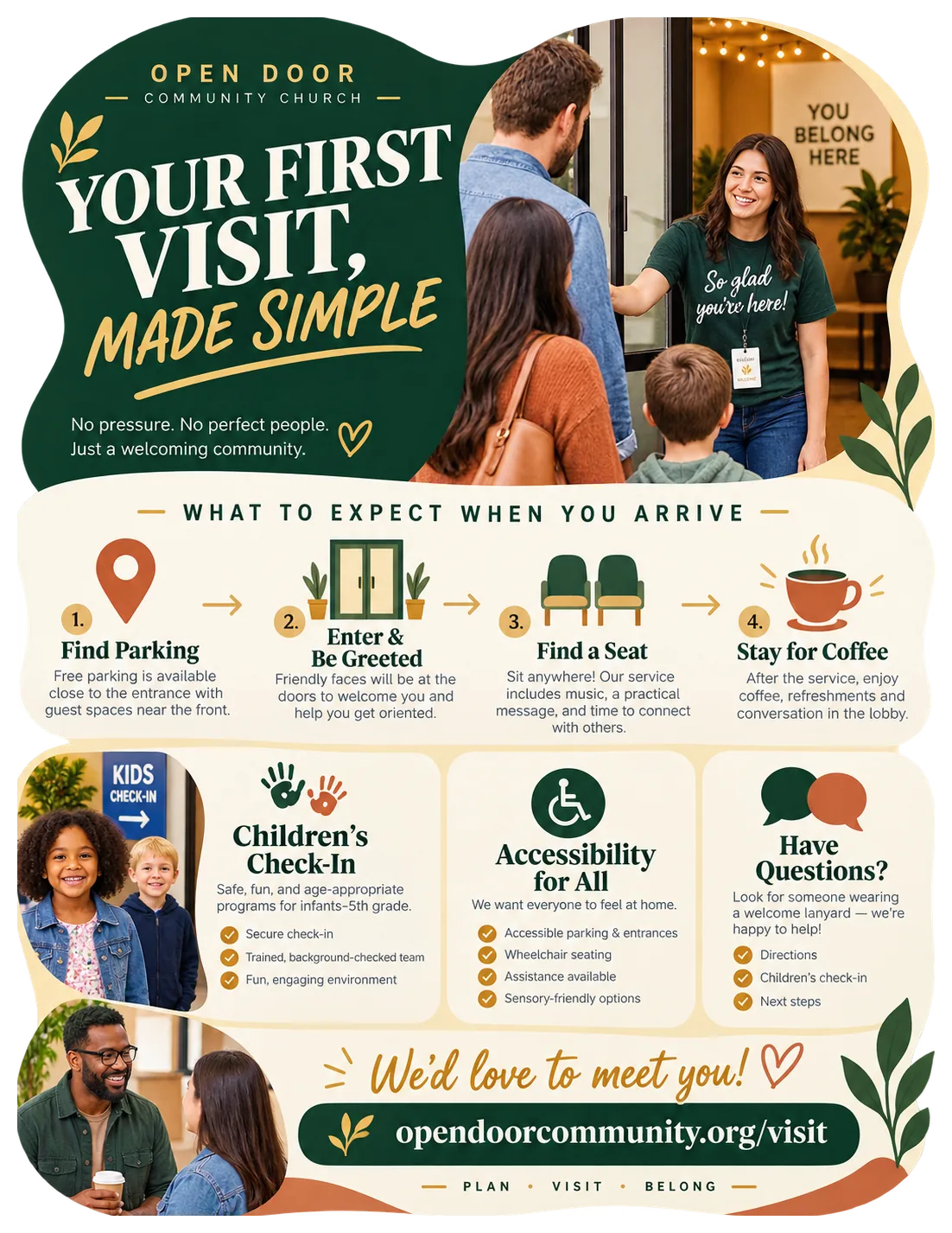 First-time visitor guide.