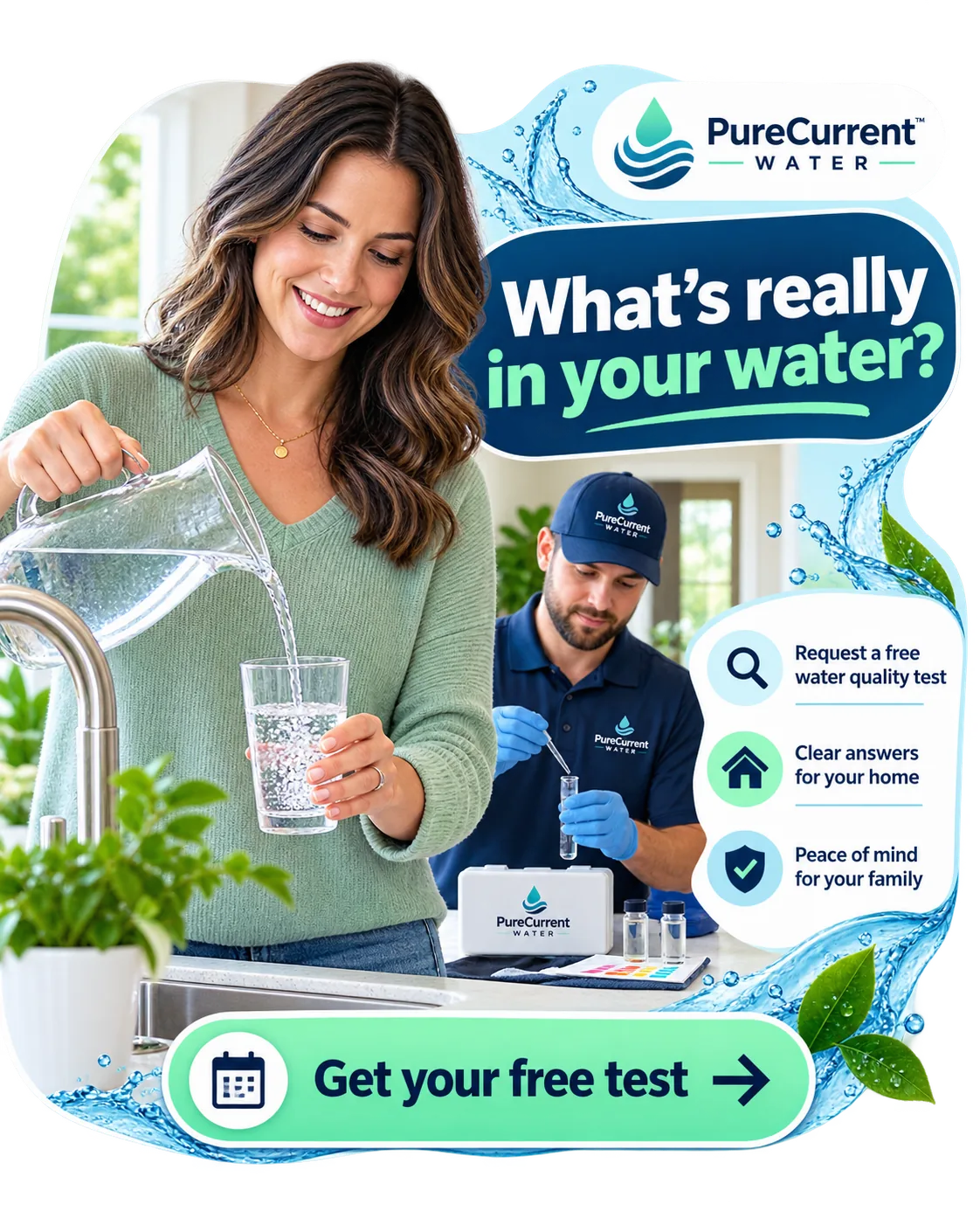 Free-water-test feed unit: what’s really in your water, request a free water quality test.